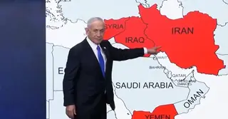 আমরা তাদেরকে ভুগিয়েছি, আরও অনেক বাকি—মধ্যপ্রাচ্যের মানচিত্র দেখিয়ে নেতানিয়াহু